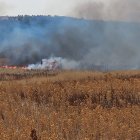 Incendio en Santovenia de Pisuerga.