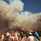 Incendio forestal cercano a la población de El Payo (Salamanca) de nivel 2.
