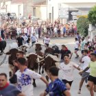 Imagen del segundo encierro de Peñafiel.