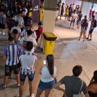 Cola en uno de los bares del estadio Zorrilla.