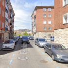 Calle Pedro Mazuecos, una de las vías cortadas por las obras este lunes