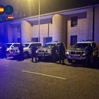 Policía Nacional en el lugar del tiroteo en Ávila