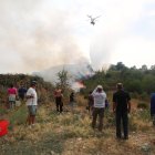 Incendio en Molinaseca (León)