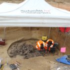 Una imagen de los trabajos en la fosa 124 de Achenheim