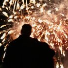 Fuegos artificiales en las fiestas de San Lorenzo 2024