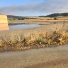 Daños por la rotura de la tubería del canal de Riaza en Valbuena de Duero
