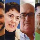 Víctor Galindo, Mercedes Ciria, Ángel Iglesias y Félix Ángel Dieste, autónomos de Castilla y León.