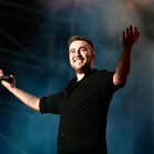 Concierto de Beret en la plaza Mayor.