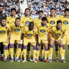 Once del real Valladolid en el Ibercaja Estadio repetido por cuarta ocasión esta temporada.
