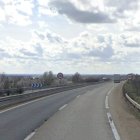 La A-62 a la altura de Simancas