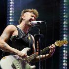 Concierto de Dani Fernández en la plaza Mayor de Valladolid.