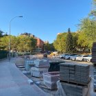 Obras en el entorno del colegio Tierno Galván