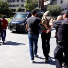 Momento de la detención de uno de los arrestados