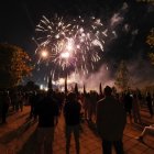 Un momento de los Fuegos Artificiales en las Fiestas de Valladolid.