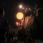 Sesión de fuegos artificiales con la pirotécnica leonesa Pibierzo en las fiestas de Valladolid