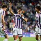 Maroto celebra su gol ante el Almería.