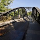 El Puente Colgante reabre tras las obras de reparación.