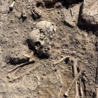 Detalle de un hallazgo en Las Calaveras