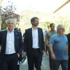 Nicanor Sen, Ernest Urtasun y Francisco Guarido