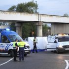 Motorista fallecido en la rotonda del colegio San Agustín