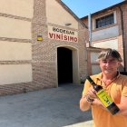 Arturo en la nueva bodega en Rueda