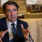 El consejero Juan Carlos Suarez Quiñones en un momento de la entrevista