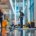 Limpieza y mantenimiento de felpudos de entrada