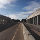 Estado de las obras del enlace ferroviario de la U de Olmedo este jueves