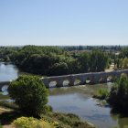 Una imagen reciente del puente de Simancas.