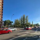 Avenida de Gloria Fuertes dirección Puente del Poniente.