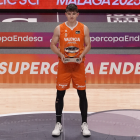 Sergio DeLarrea, MVP en la consecución de la Supercopa con el Valencia Basket.