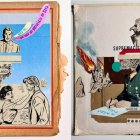 Montaje con dos obras de 'La ruina prometida'