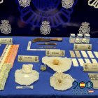 Droga y material intervenido en la operación 'Barrio'.