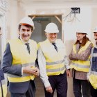 El alcalde de Valladolid, Jesús Julio Carnero, y el consejero de Medio Ambiente, Vivienda y Ordenación del Territorio, Juan Carlos Suárez-Quiñones