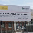 Cartel de la estación de trenes de Campo Grande