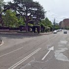 Calle Juan Carlos I con Canterac, lugar donde ha tenido lugar el accidente