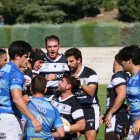 Acción del partido disputado en Madrid.