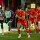 Juan Ramos, con la camiseta de España de Seven.