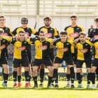 Once del Portugalete de Tercera RFEF en un partido de la presente temporada.
