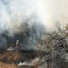 Incendio en la escombrera ilegal de Las Delicias.