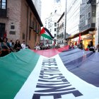 Manifestación en apoyo al pueblo palestino