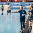 David Pisonero en el partido ante Guadalajara esta temporada.