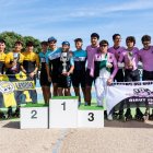 Podio de la última prueba celebrada en Paiporta.