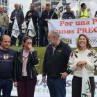 Concentración de agricultores en Valladolid