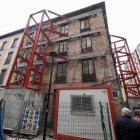 Estado actual del histórico edificio de la plaza del Caño Argales de Valladolid.