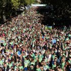 La XIV Marcha Contra el Cáncer de Valladolid.