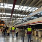 Renfe da a conocer la Base de Mantenimiento Integral (BMI) en Valladolid.