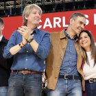 Javier Alfonso Cendón, Carlos Martínez, Pedro Sánchez y Nuria Rubio en las jornadas del PSOE en LeónICAL
