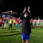 Jugadores del Tordesillas se despiden de la Copa del Rey en Las Salinas.