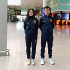 Los hermanos Nieto, Adriana y Álvaro.